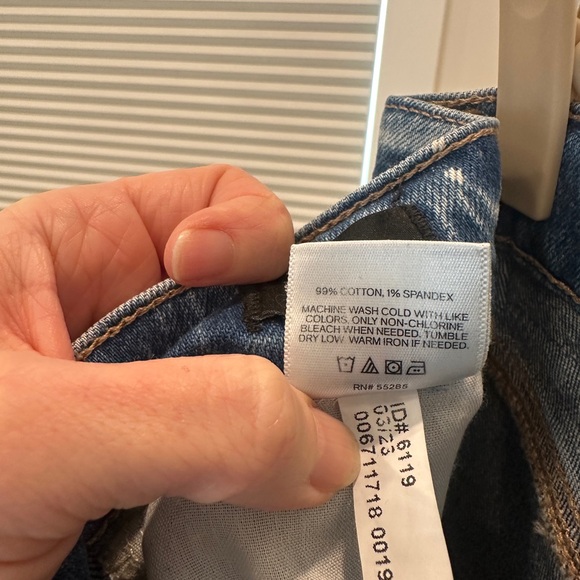 Express High Rise Straight Ankle Jeans Medium Wash Women’s 4L - Picture 6 of 6